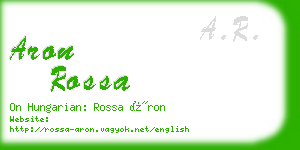 aron rossa business card